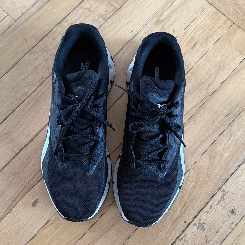 Reebok Black and White Sneakers